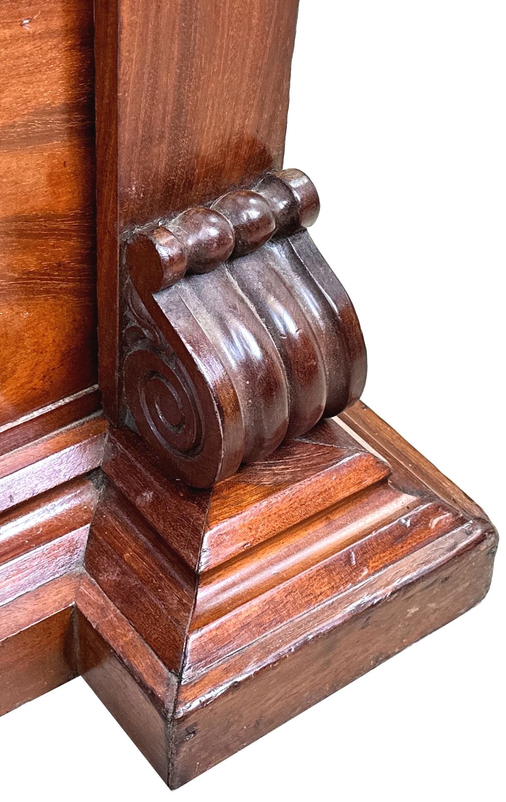 19th Century Mahogany Wellington Chest (England, Circa 1840) photo vintage