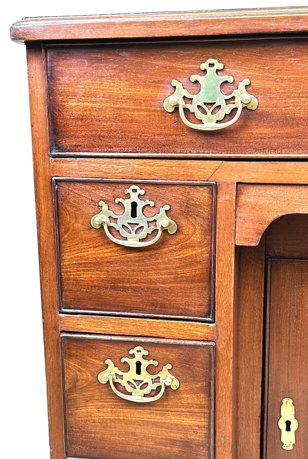 Georgian Mahogany Kneehole Desk (England, Circa 1770) photo buy