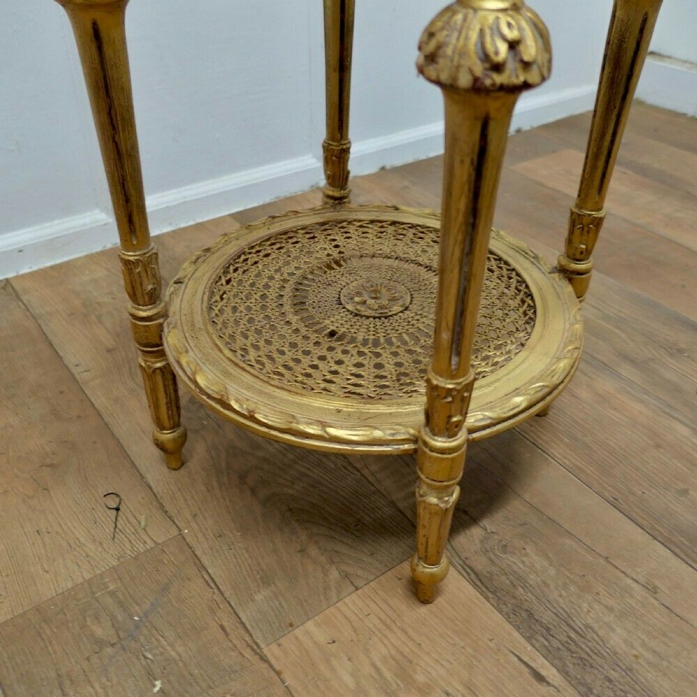 A Superb French 19th Century Gilt Salon Table photo vinterior