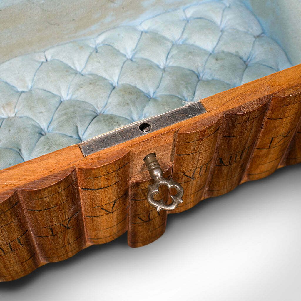 Home Decor Antique Ladies Vanity Box, Italian, Olive Wood, Keepsake, Jewellery, Sorrento photo