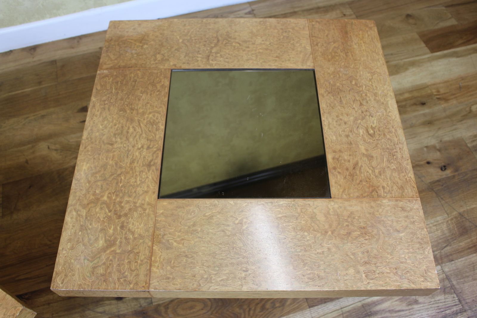 Smart Pair Of Late 1970’s G Plan Burr Wood Lamp Tables By R.A.Bird photo for sale