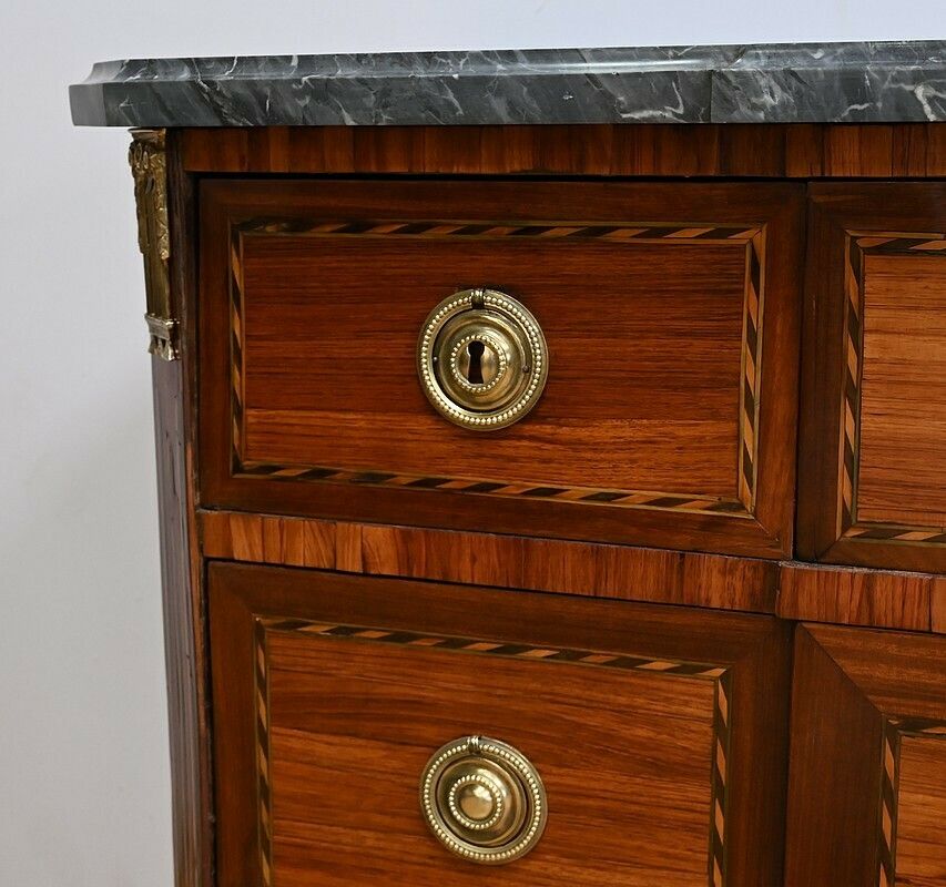 5233.06451583 Important Louis XVI – 18th Century Writing Chest Of Drawers photo