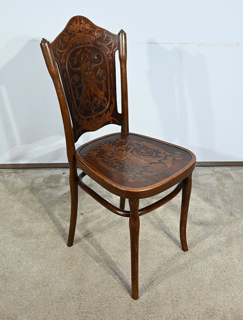 photo furniture Suite Of Four Chairs N°67 By Jacob & Josef Kohn – 1900