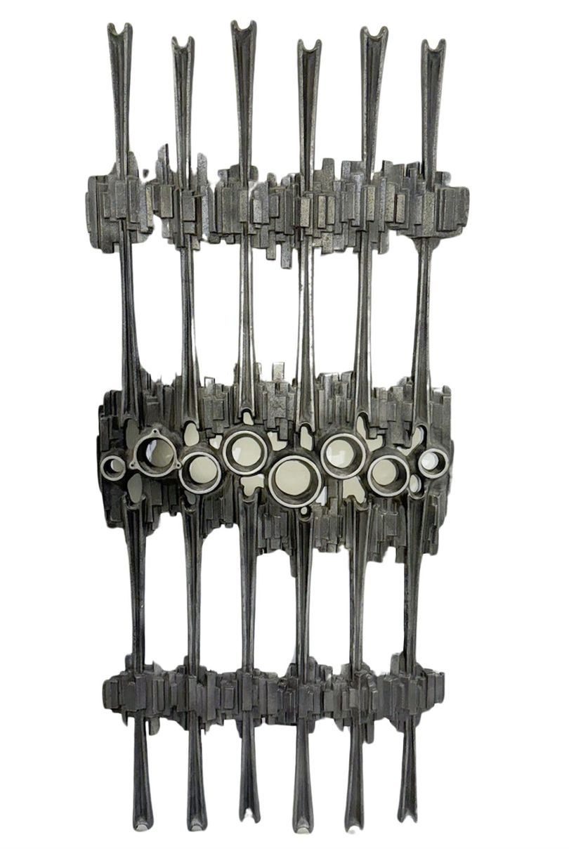 Mid Century Modern Wrought Iron Wall Decoration