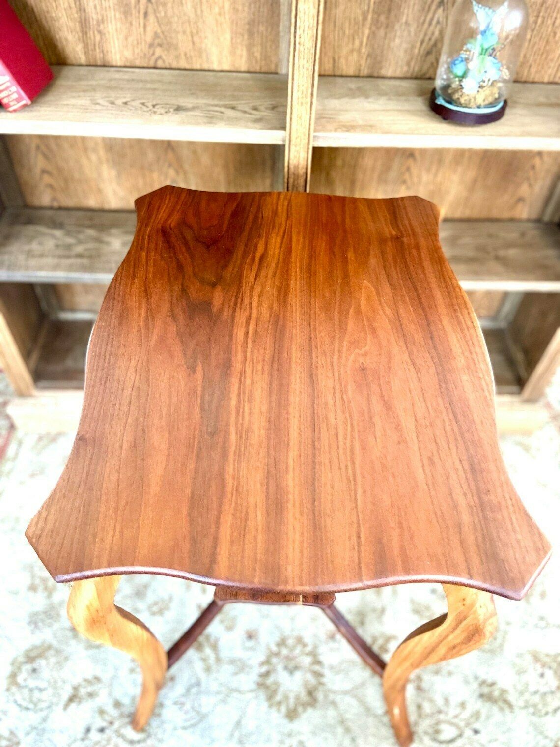 Vintage Edwardian Table / Two Tier Occasional Table Made In England 1900 1910 photo for sale