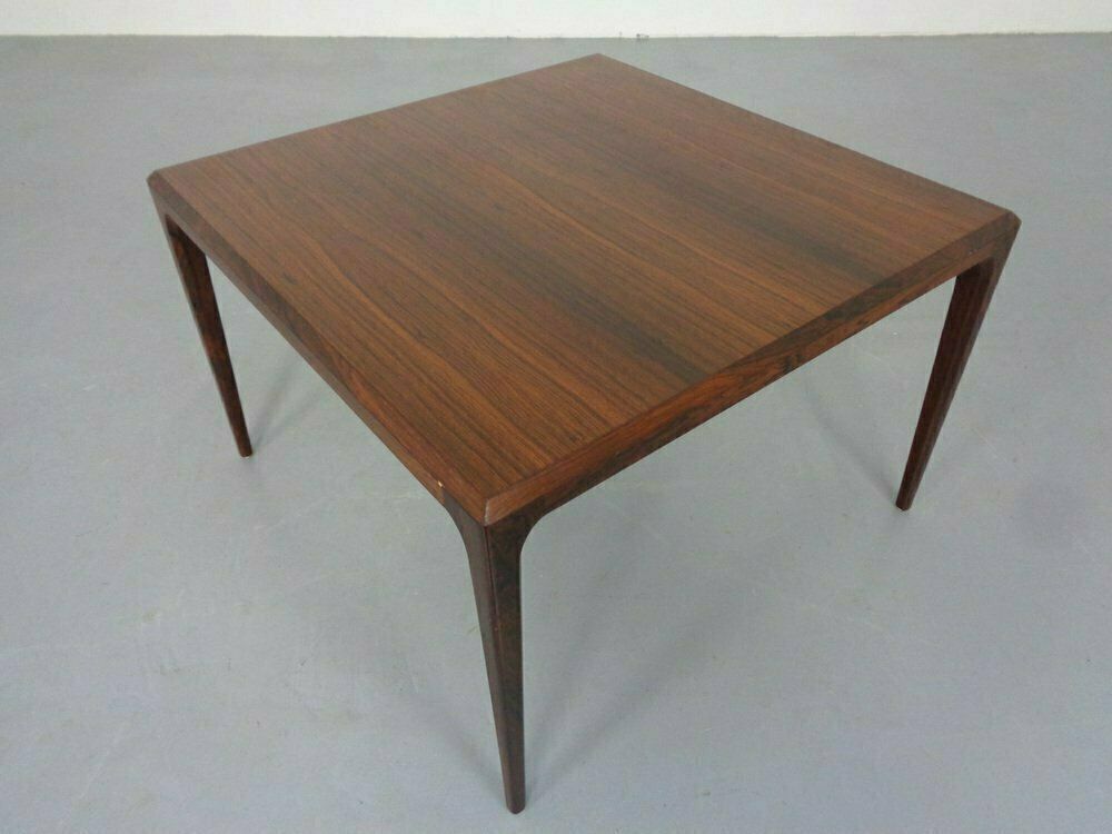 Rosewood Coffee Table By Johannes Andersen For Cfc Silkeborg, Denmark, 1950s photo Furniture