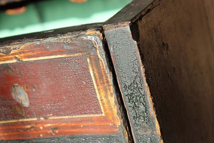 photo furniture Late 19th Century Unusual Aesthetic Movement Painted Clerks Desk