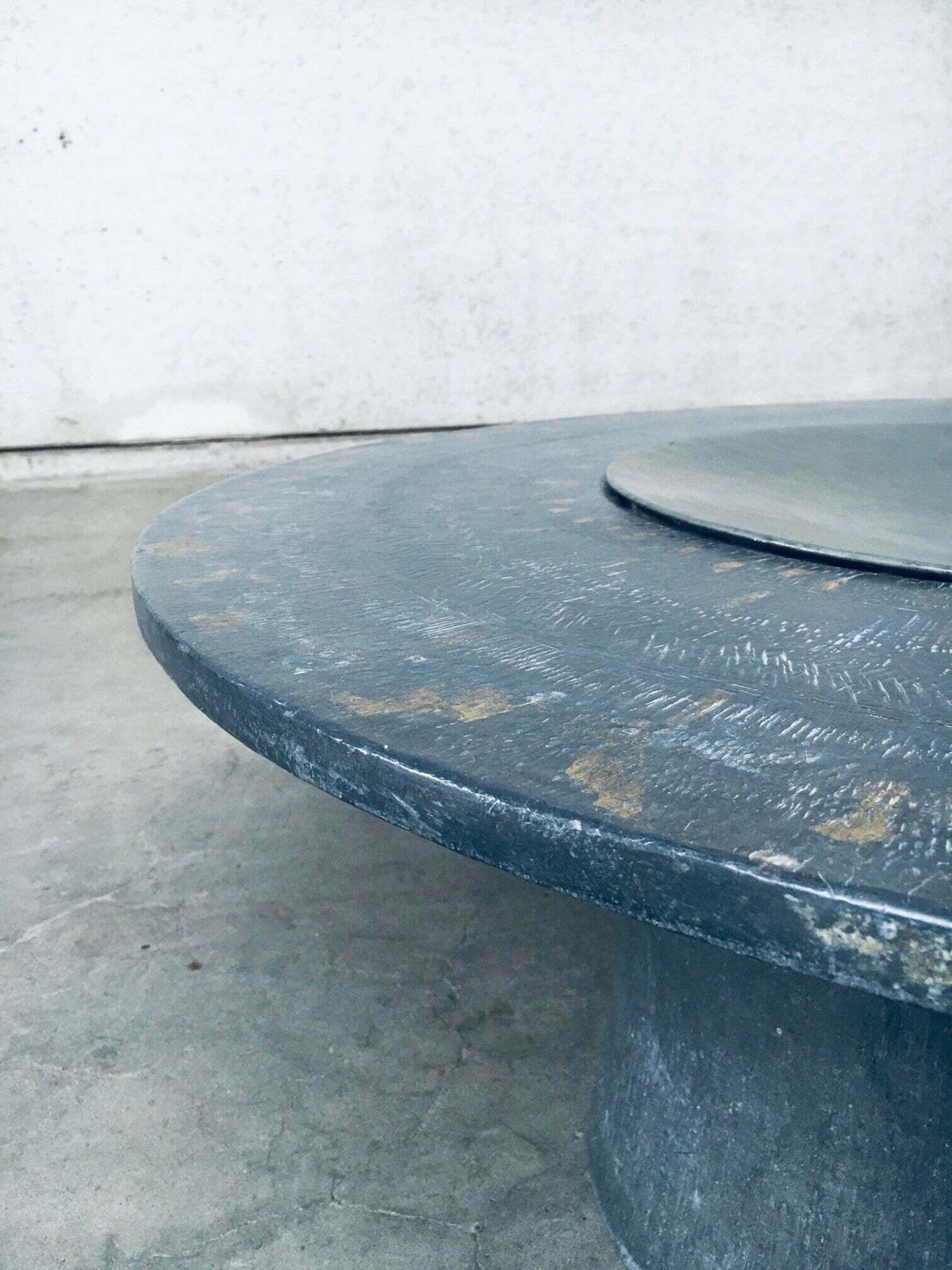 photo vintage Handmade Folk Art Bar Coffee Table, India 1970's
