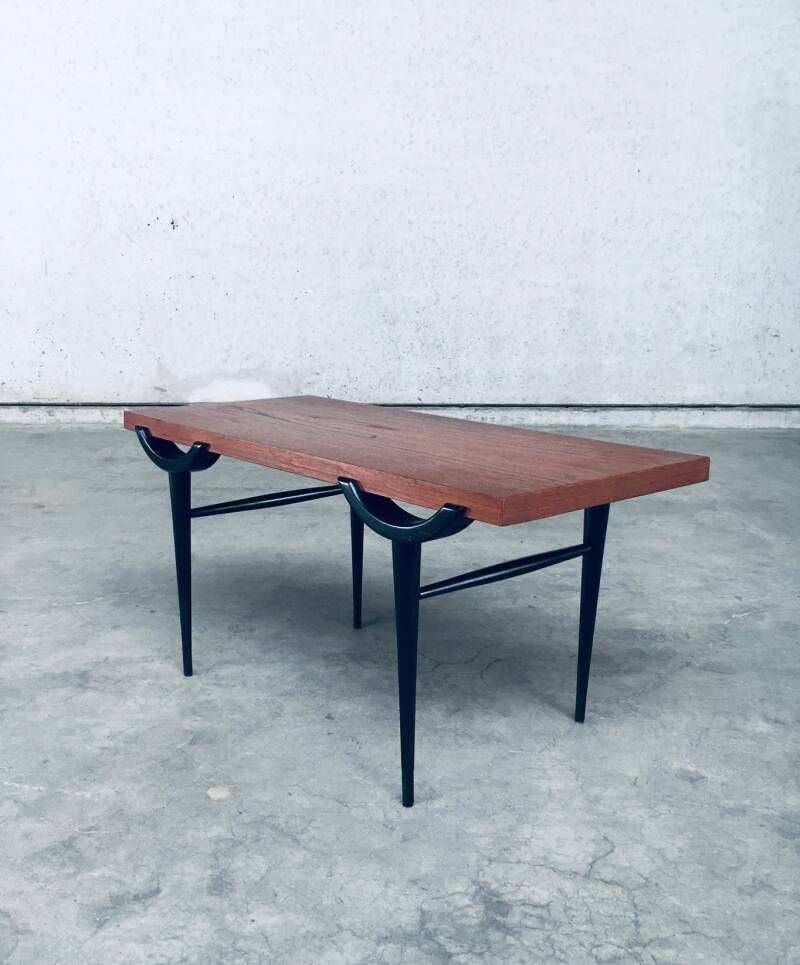 Midcentury Scandinavian Design Side Table, Denmark 1960's photo vintage