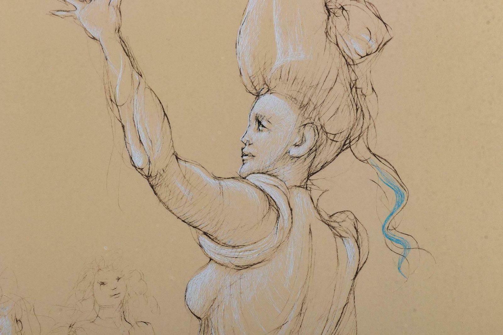 Lithograph By Léonor Fini, Xxth Century. photo for sale