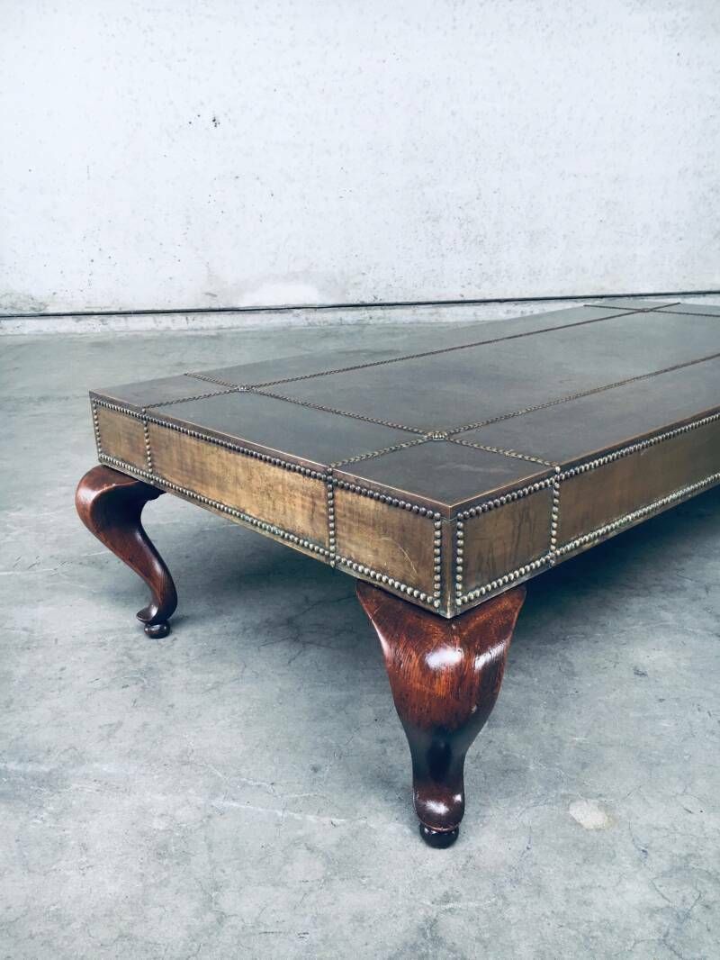 photo vinterior Eclectische Salontafel In Messing, Frankrijk, Ca. Jaren 1960