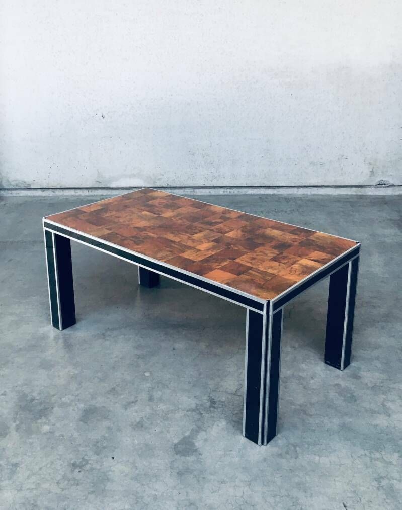 Italian Design Impressive Dining Table By Willy Rizzo For Mario Sabot, 1970's photo 3800.0
