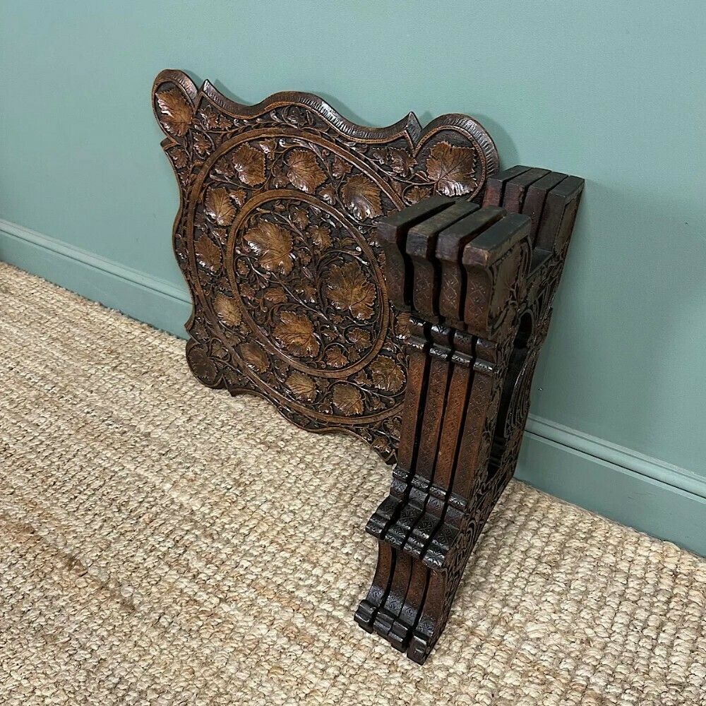 Rare Anglo Indian Antique Carved Table photo Furniture