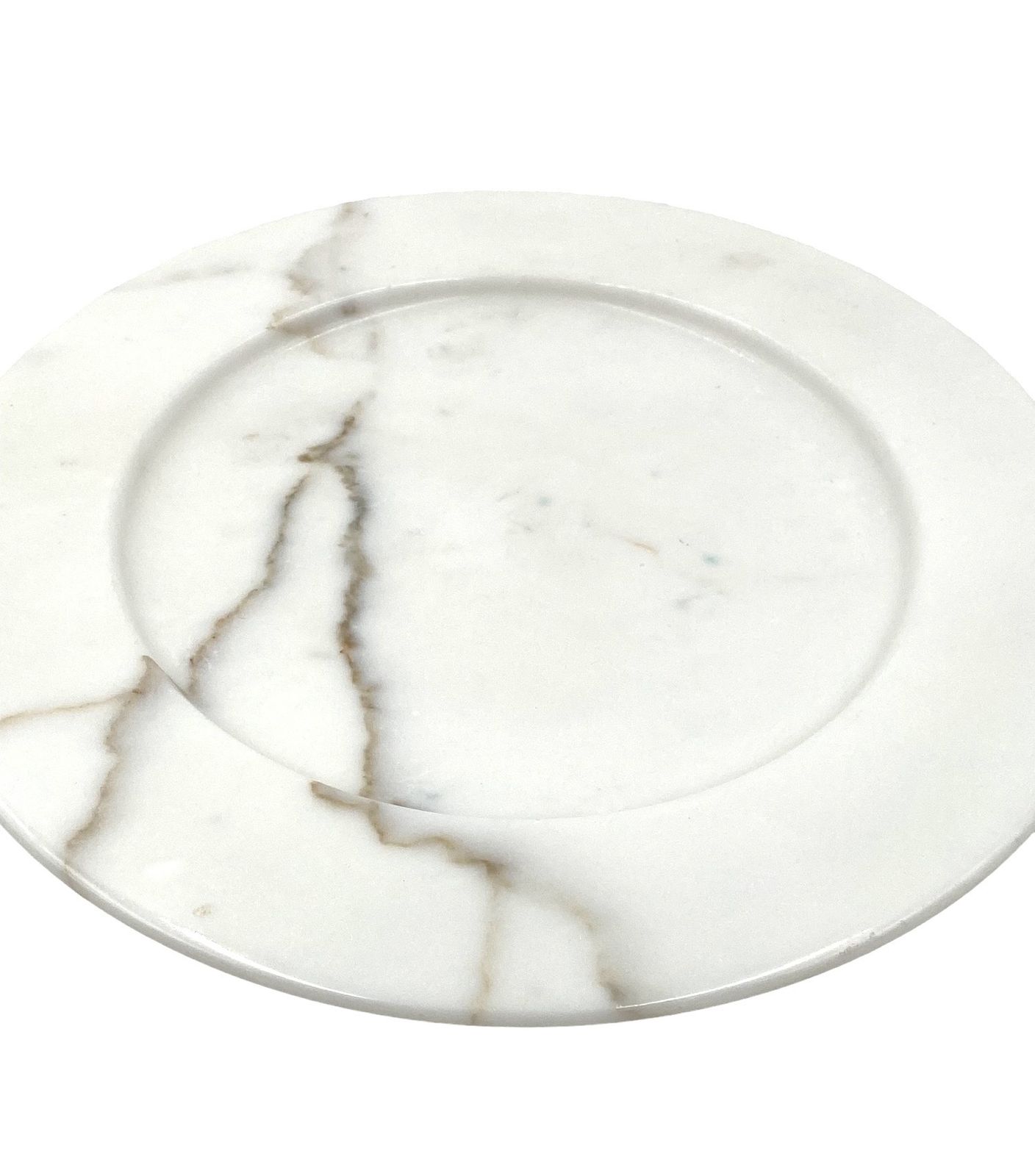 photo furniture White Carrara Marble Centerpiece / Plate, Up&Up Italy, 1970s