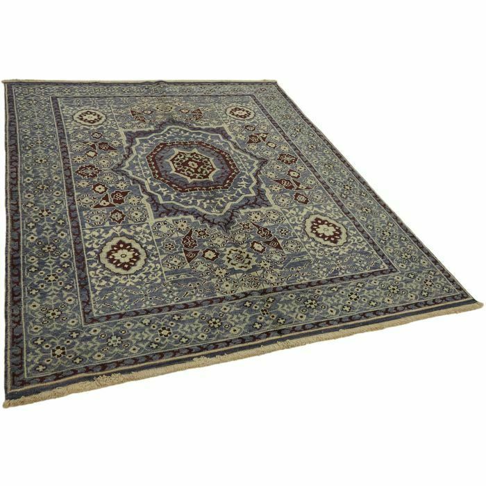 6x5 Purple Oushak Rug   44452, 1970s photo furniture