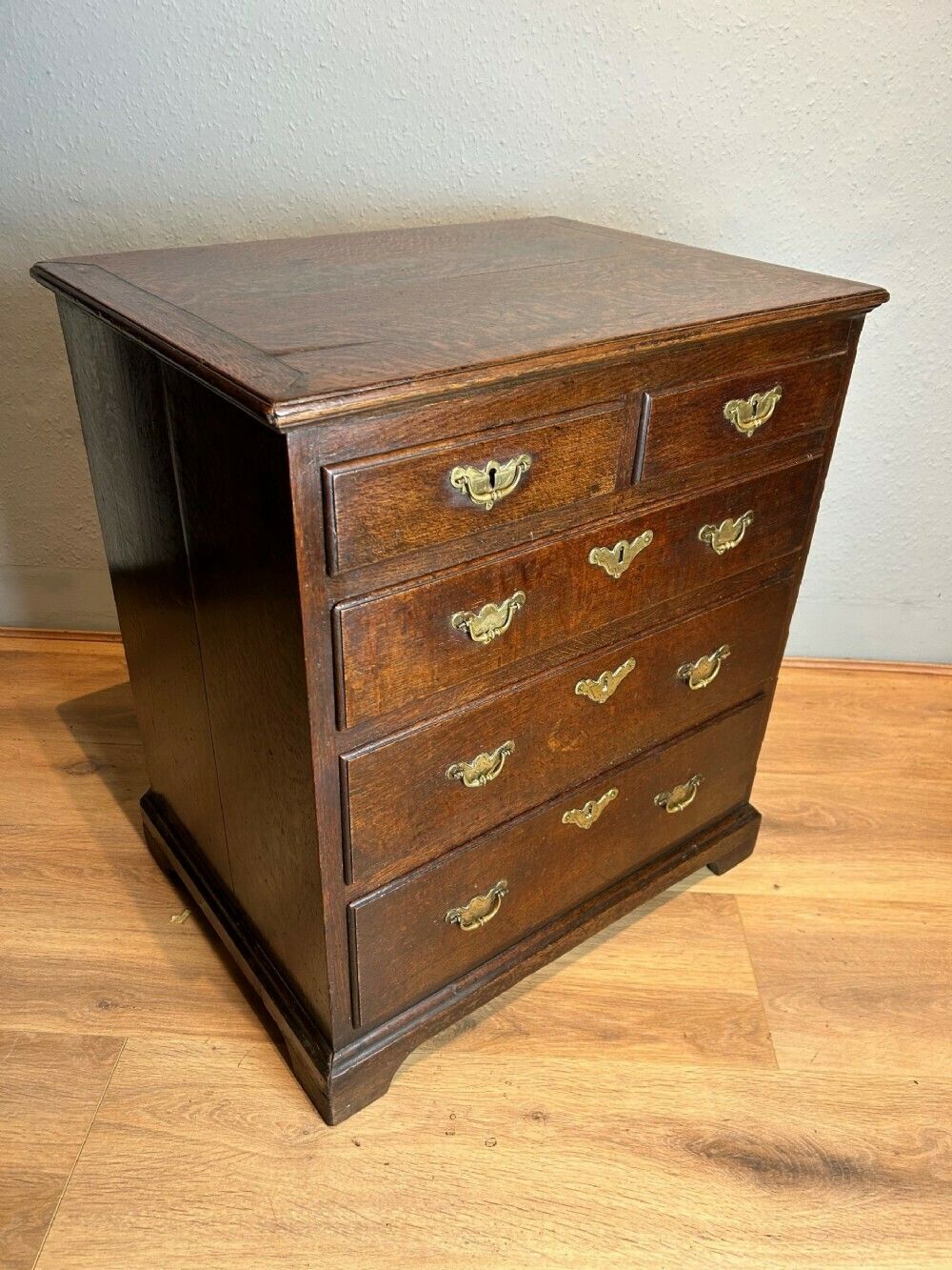 Small George 1st Oak Chest Of Drawers