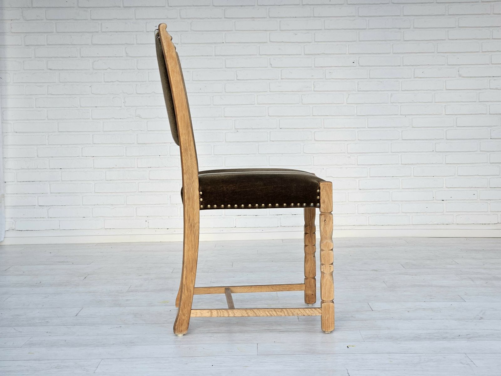 Meubels Ca. Jaren 1970 – Set Van 6 Deense Eetkamerstoelen, Goede Staat. photo