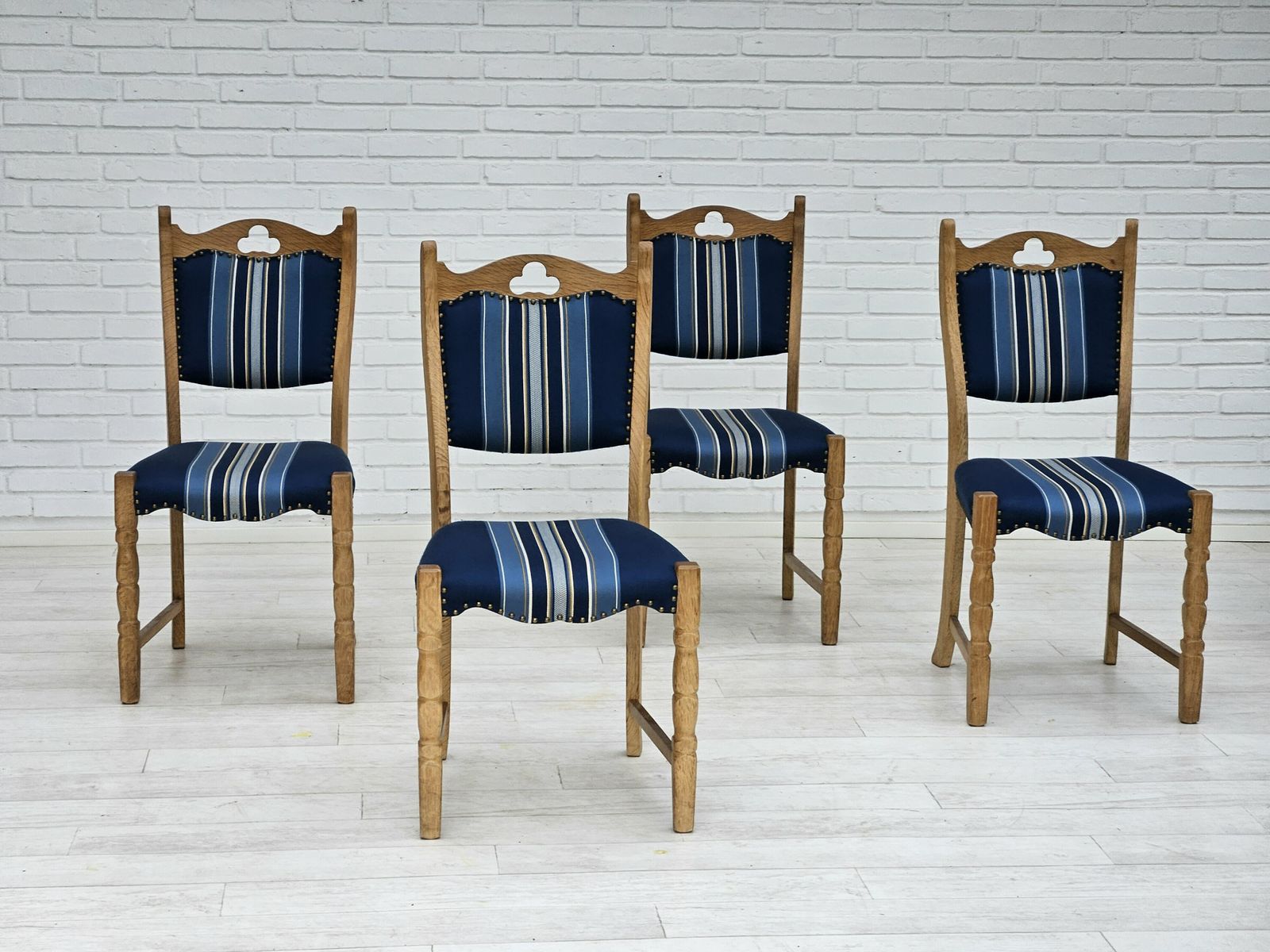 1960s, Set Of 4 Pcs Danish Dinning Chairs, Original Very Good Condition. photo buy