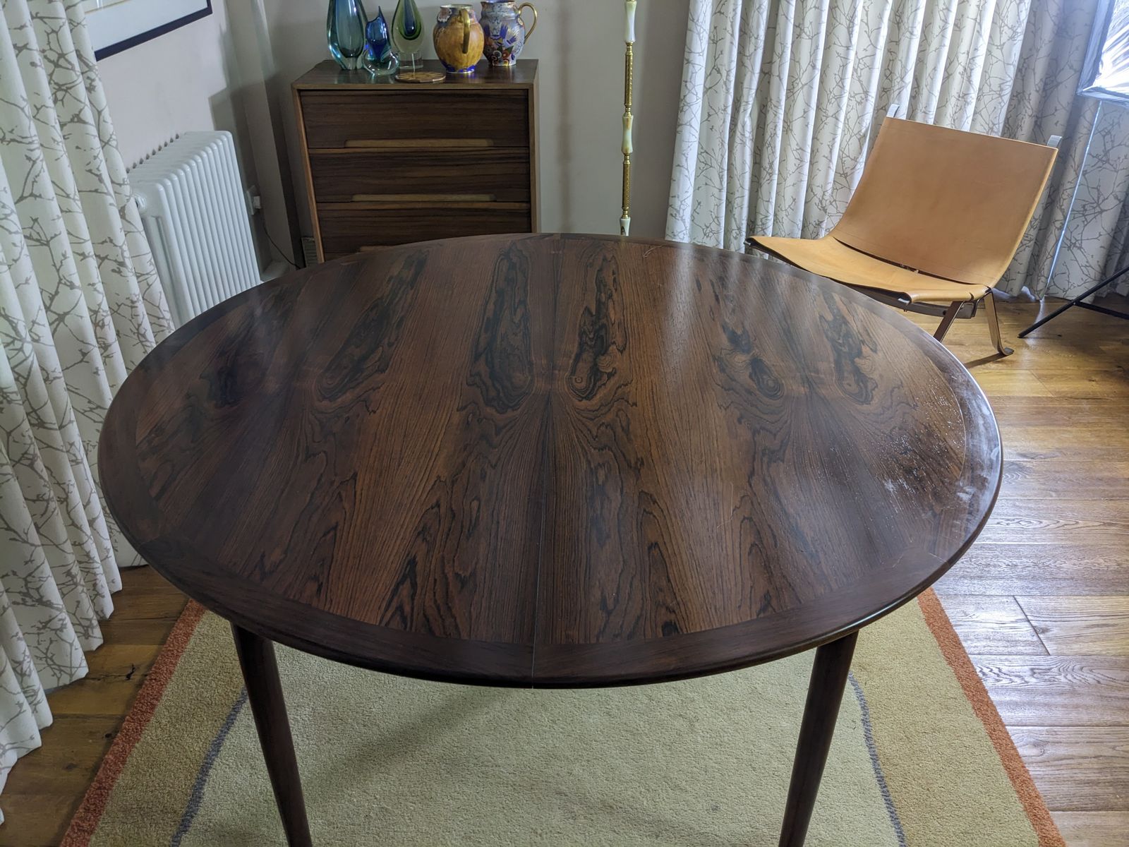 Rare Grete Jalk Rosewood Circular Table Mid Century Danish For Mobelfabrik. Cites Article 10 In Place. photo 3000.0