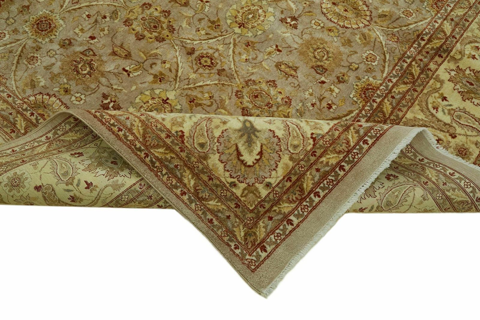 9x13 Beige Vintage Large Area Rug photo vinterior