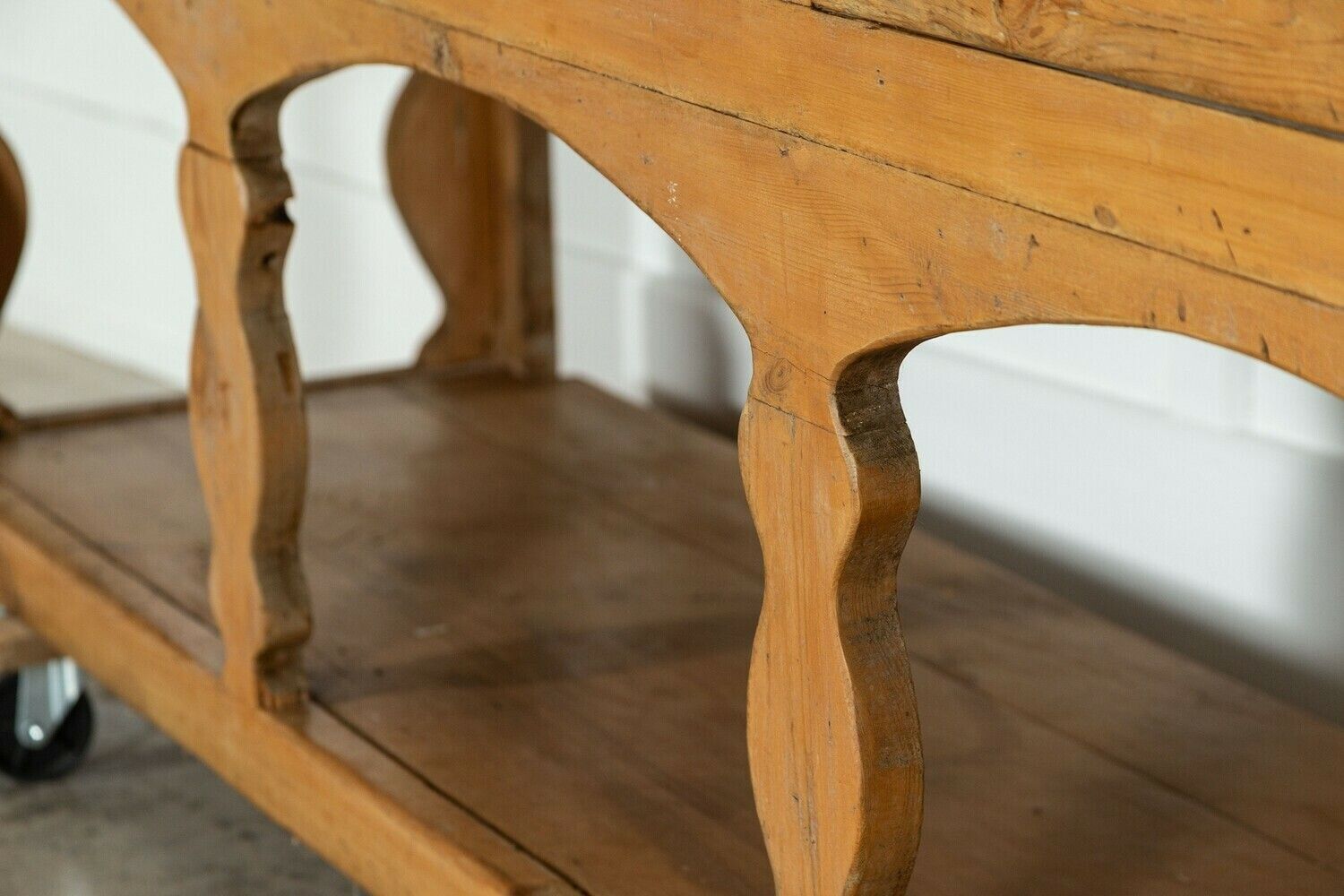 Large 19thc Irish Pine Potboard Dresser photo buy