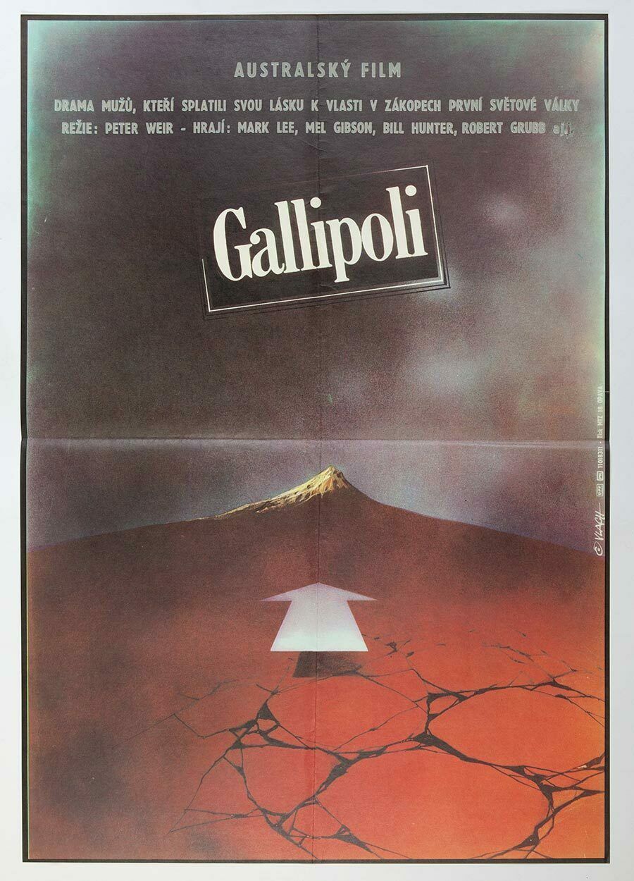 Movie Poster, Gallipoli, Zdeněk Vlach, 1983