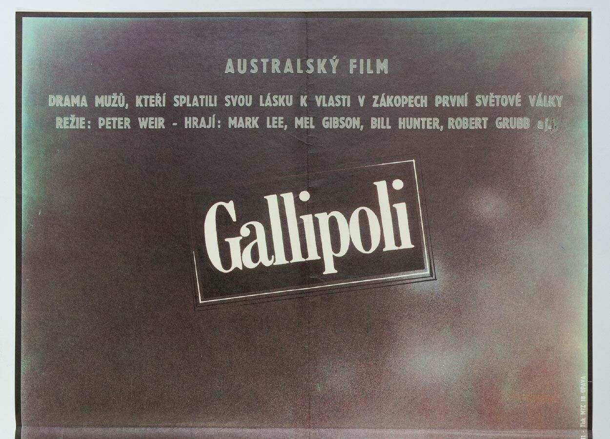 Movie Poster, Gallipoli, Zdeněk Vlach, 1983 photo Art