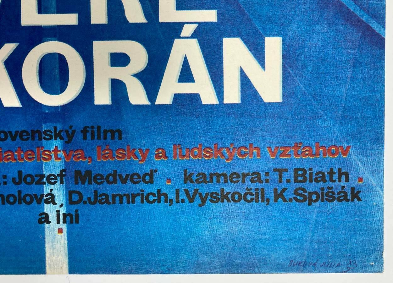 Movie Poster, Doors Wide Open, Júlia Buková, 1977 photo vintage