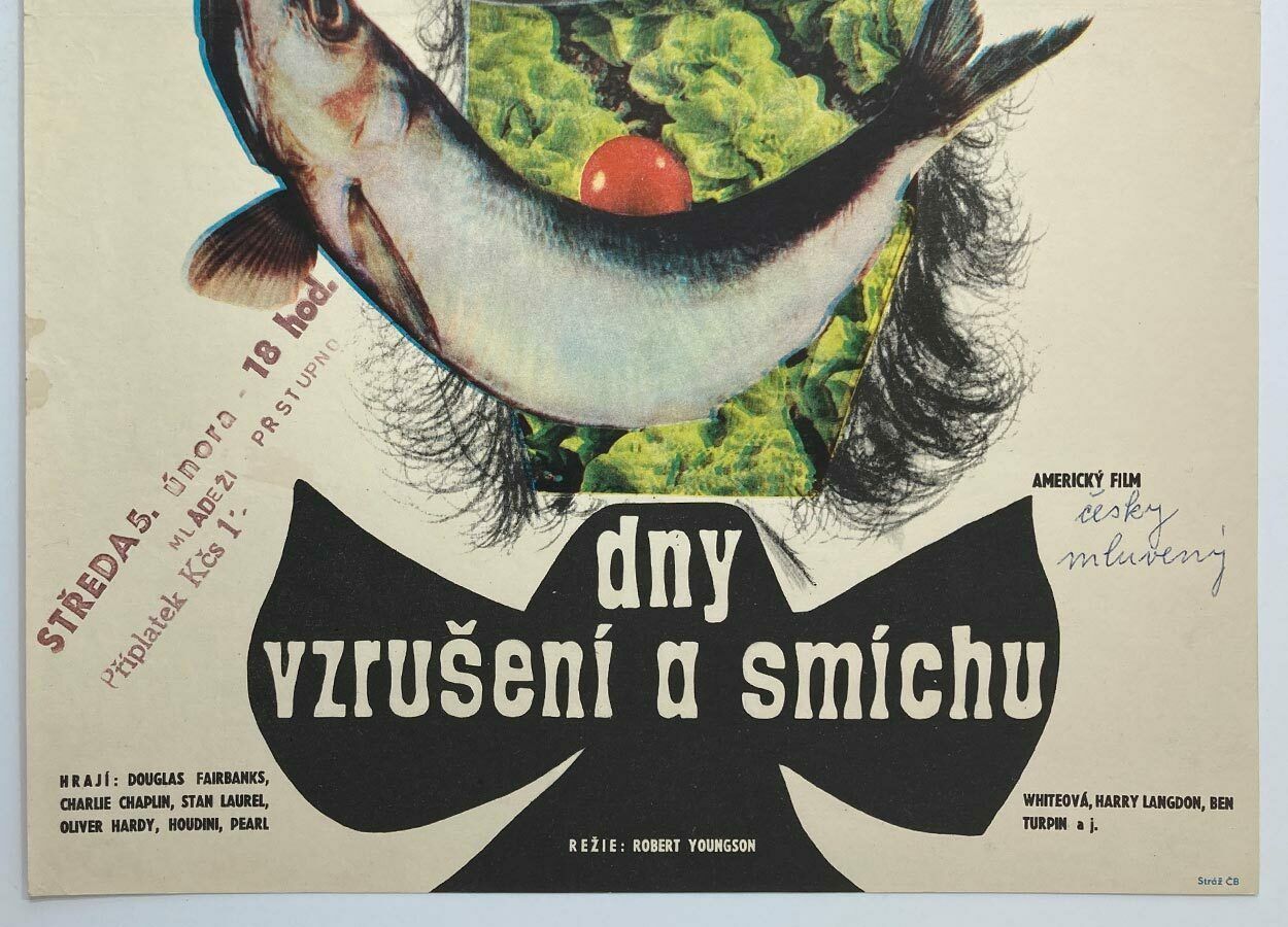 Movie Poster, Days Of Thrills And Laughter, Vladimír Bidlo, 1967 photo for sale