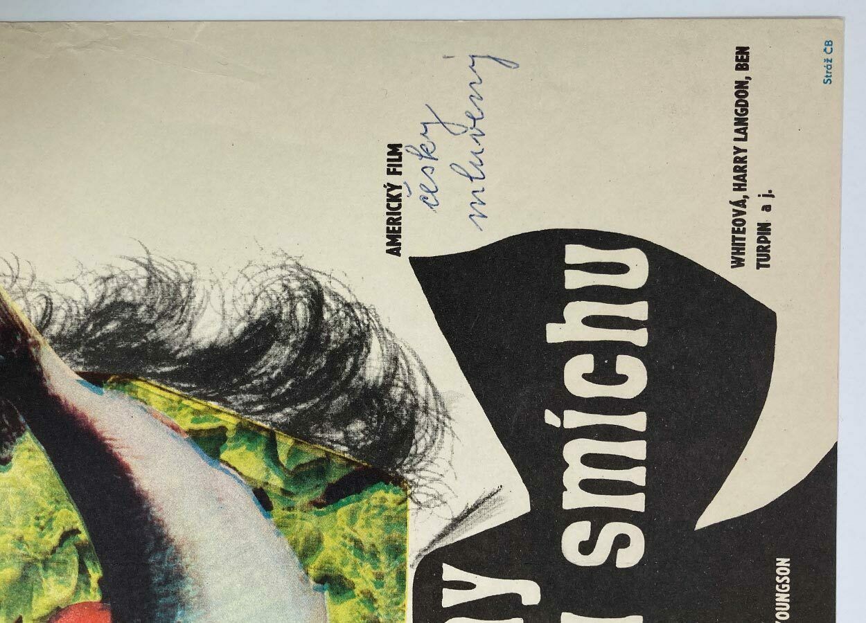 photo for sale Movie Poster, Days Of Thrills And Laughter, Vladimír Bidlo, 1967