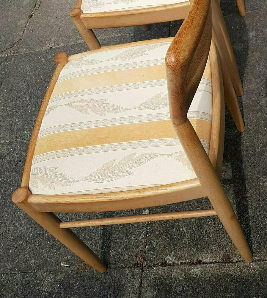 Mid Century Danish Dining Chairs In Oak By Bramin, 1960s, Set Of 4 photo for sale