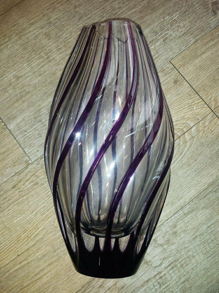 Antique Crystal Vase By Joh. Oertel photo furniture