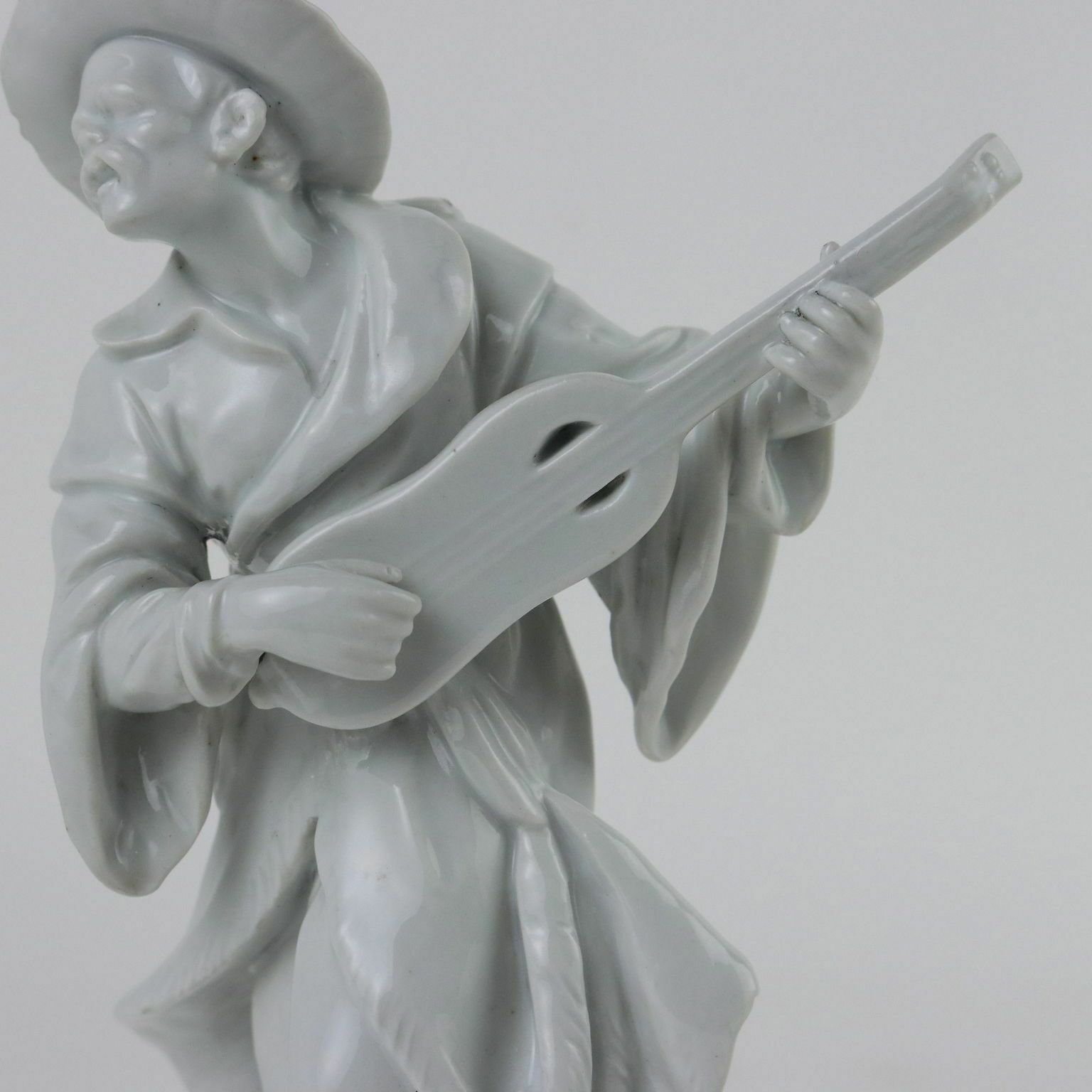 Ancient Porcelain Figure Oriental Man '800 Rudolstadt Germany photo Art