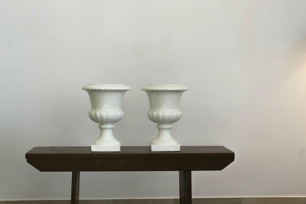 photo furniture Pair Of Capuani Vases, Italy, 1900s, Set Of 2