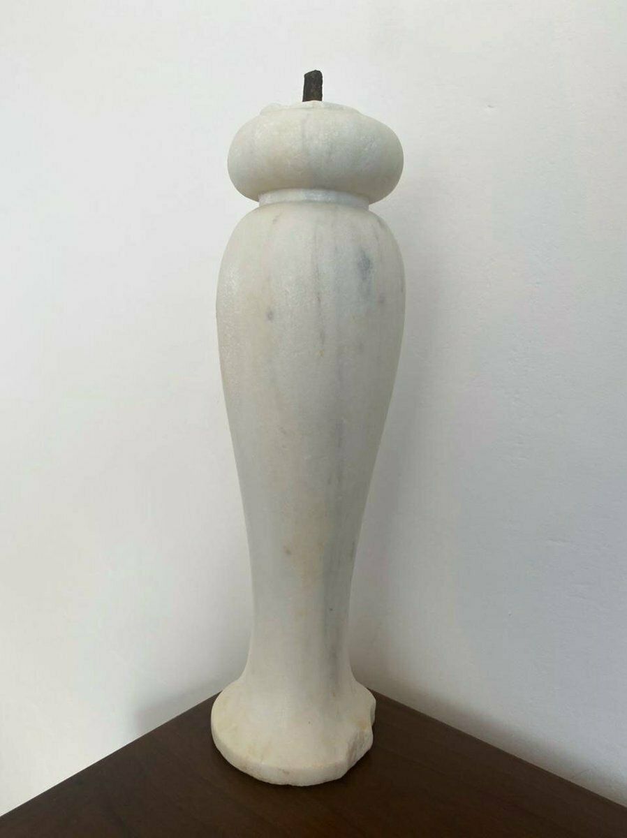 Antique White In White Verona Stone, Early 1900s, Marble