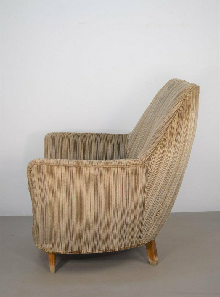 Mid Century Italian Armchair, 1950s photo for sale