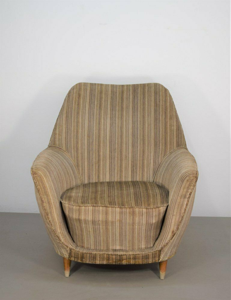 Mid Century Italian Armchair, 1950s photo buy
