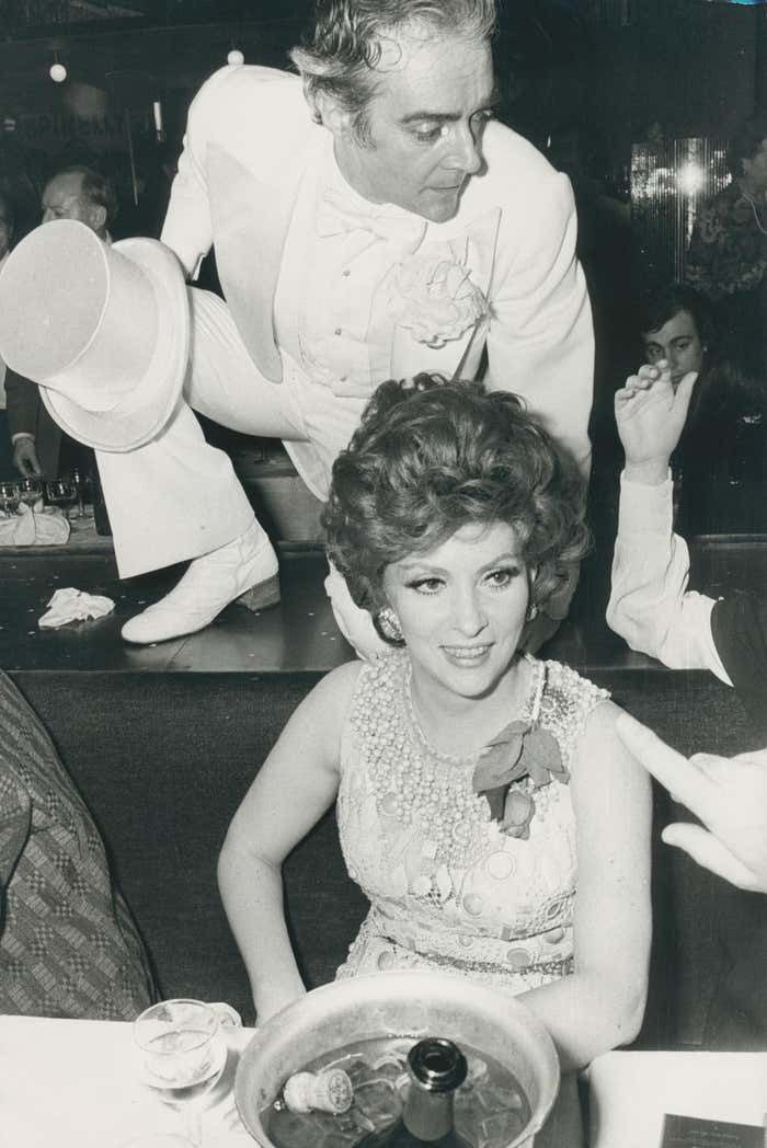 Luigia “Gina” Lollobrigida In The Nightclub 1950s