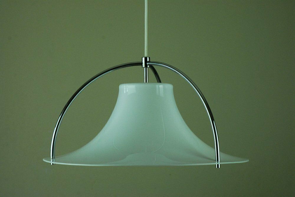 Single Pendant Lamp By Jo Hammerborg For Fog & Mørup, Denmark, 1970s photo vintage