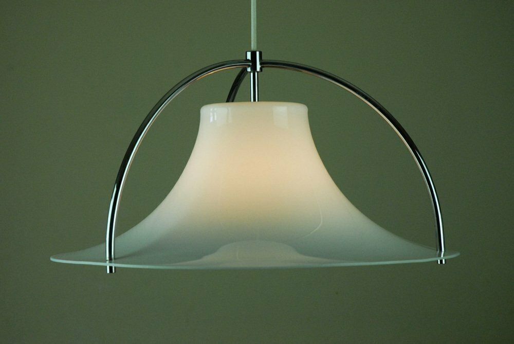 photo for sale Single Pendant Lamp By Jo Hammerborg For Fog & Mørup, Denmark, 1970s