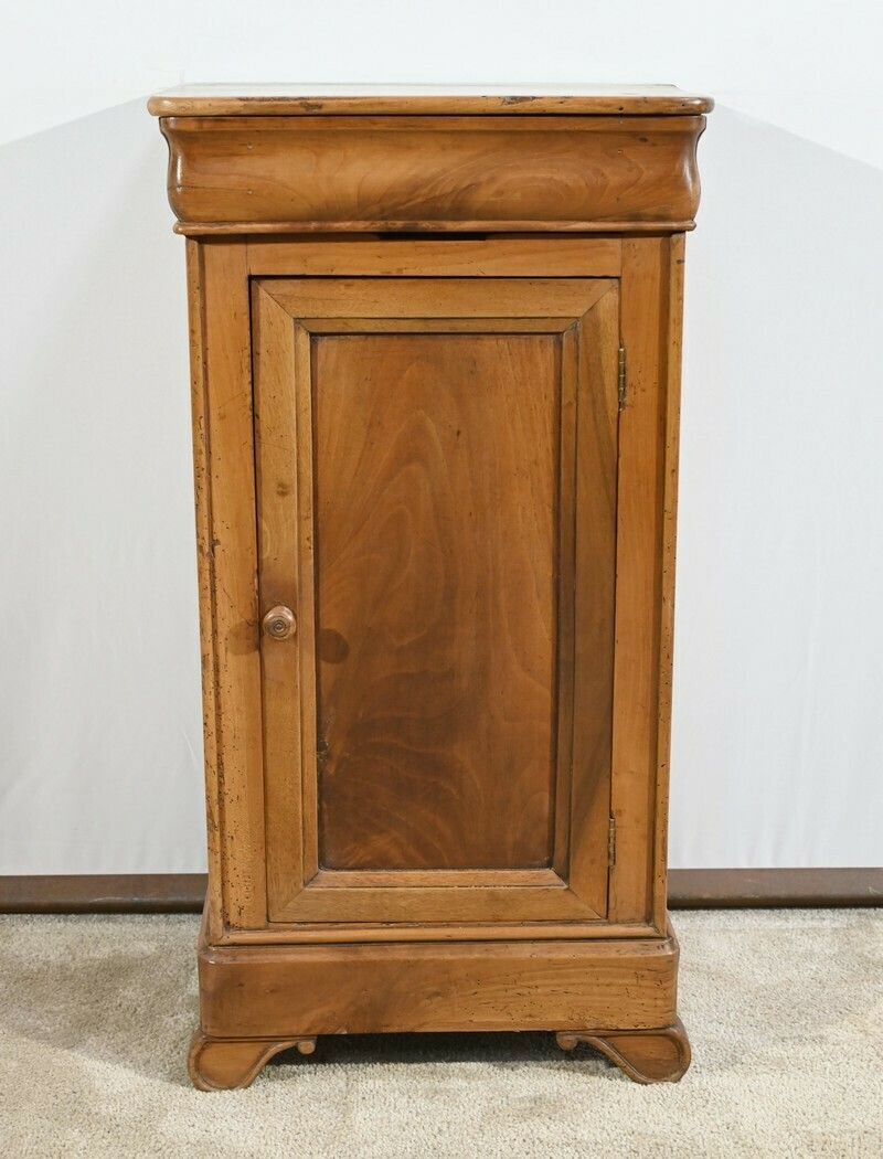 Cherrywood Bedside Table, Louis Philippe Period – Mid 19th Century