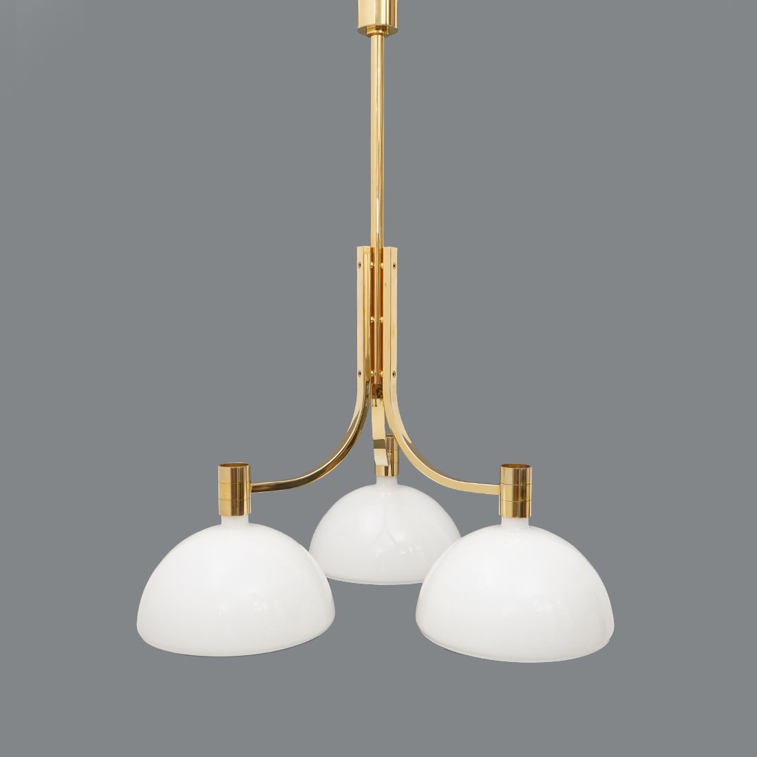Gold Plated "As/Am" Chandelier By Franco Albini And Franca Helg For Sirrah, 1970s photo furniture
