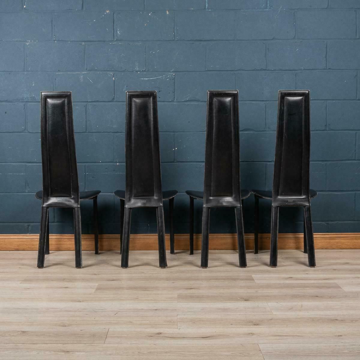 20th Century Italian Set Of Four Dining Chairs By Giorgio Cattelan For Emmepi photo 1395.0