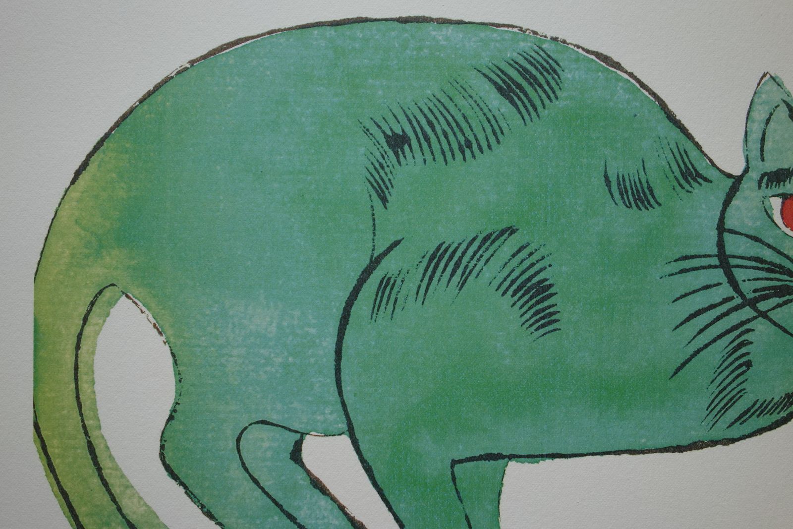 Fine Pop Art Limited Edition Print   Illustration   Cat, Andy Warhol, Signed & Numbered photo 184.0