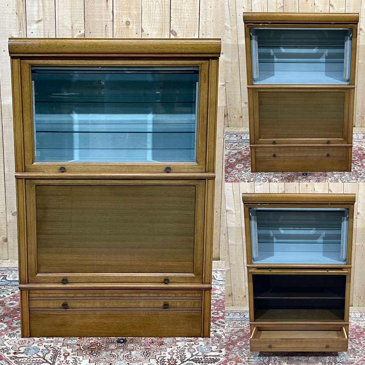 Walnut And Oak Showcase From Md, 1960s