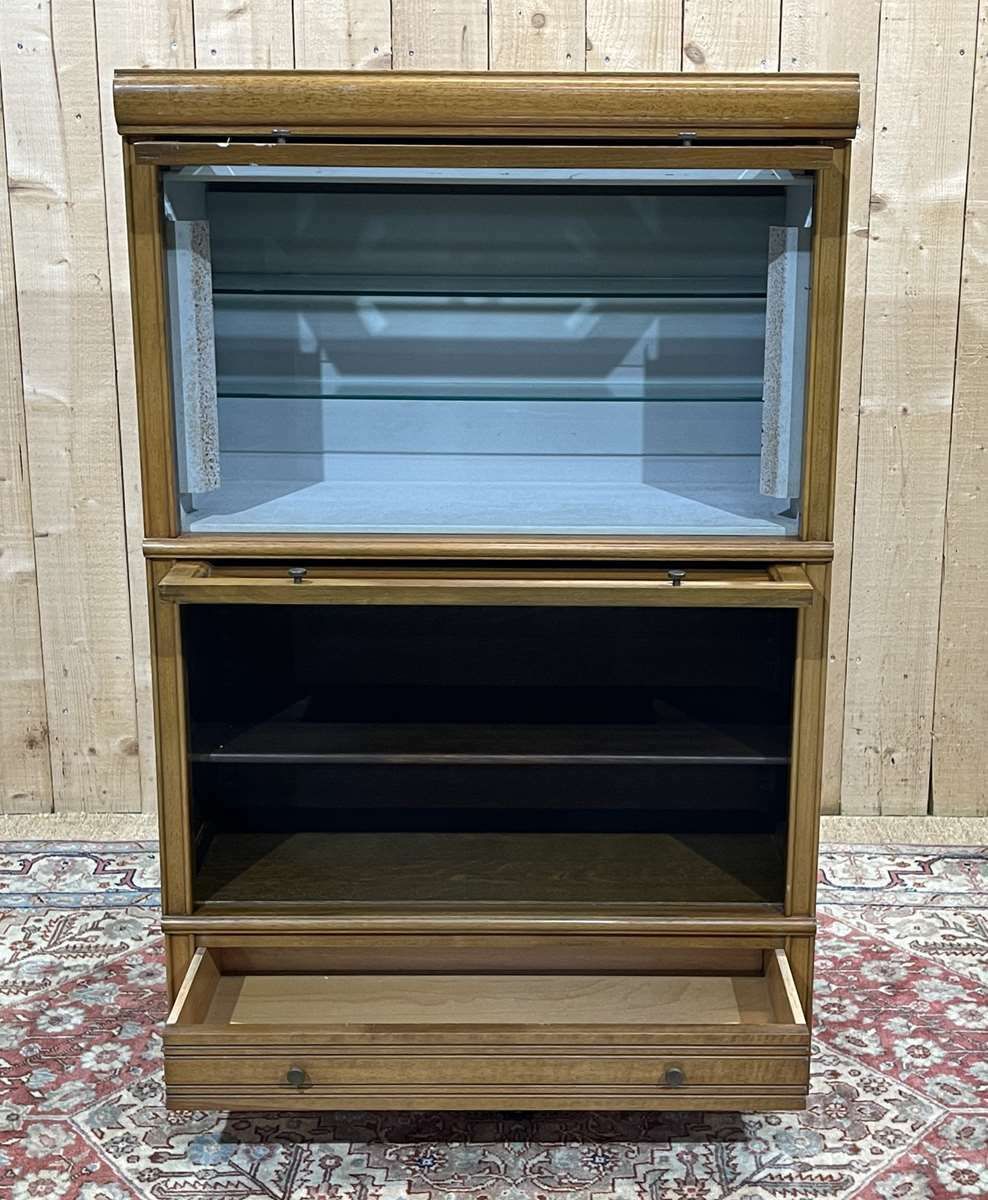 Walnut And Oak Showcase From Md, 1960s photo 760.0