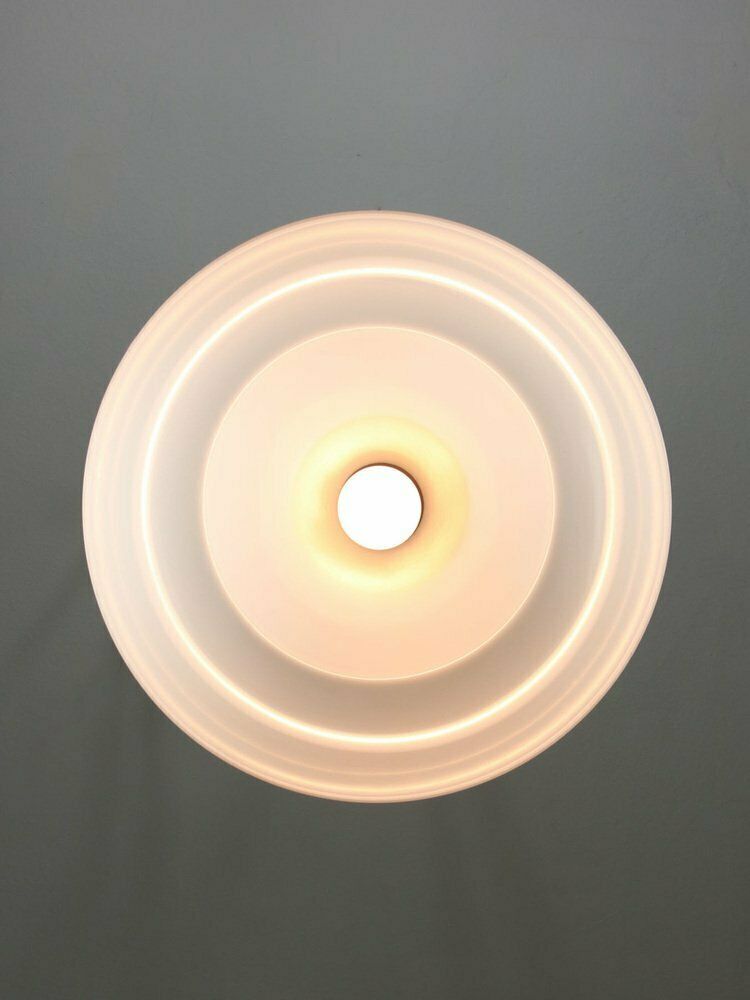 Mid Century Italian Brass And Acrylic Glass Pendant Lamp photo buy