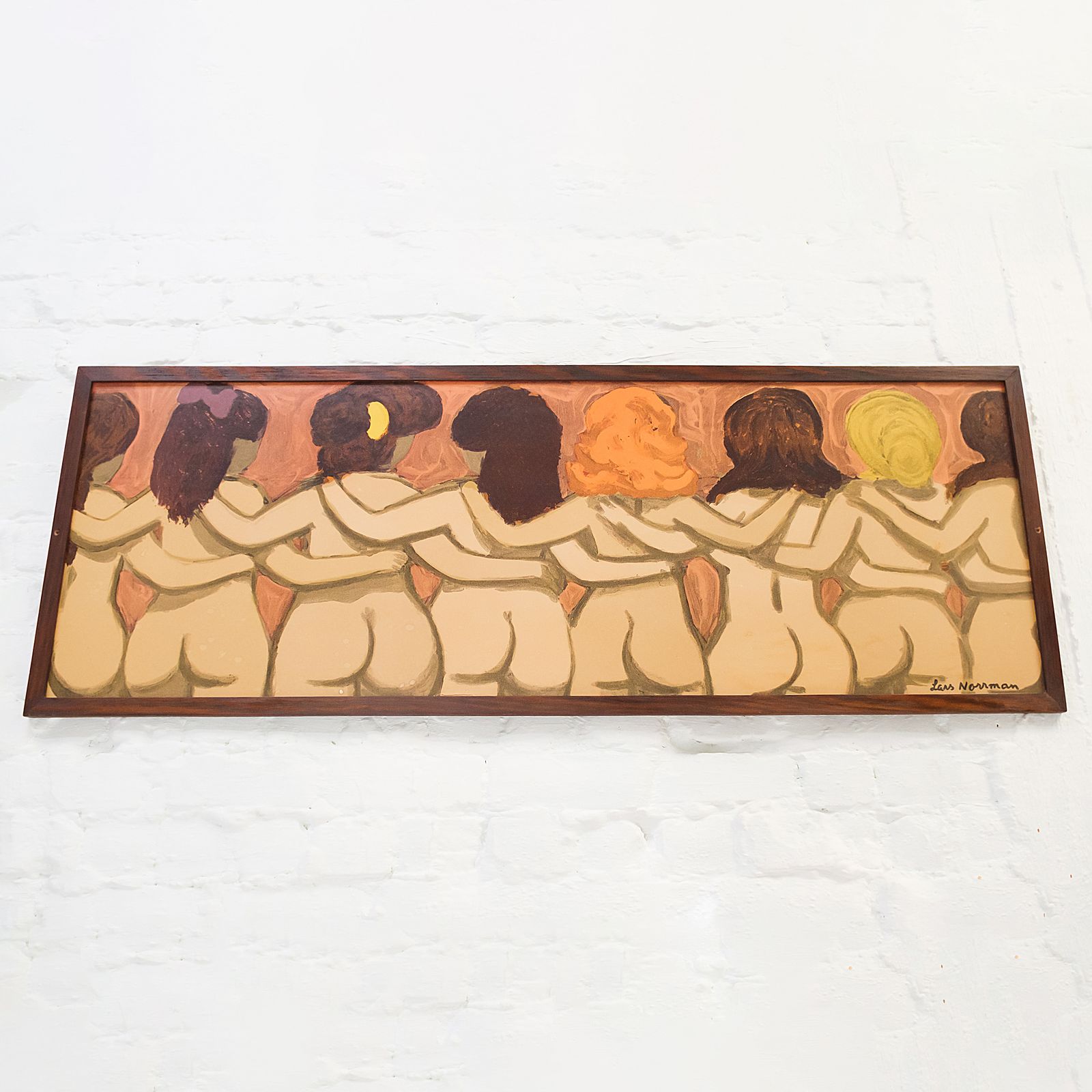 Lars Norrman Multi Print 'The Girls Go In The Ring' For Ikea 1972 photo 650.0
