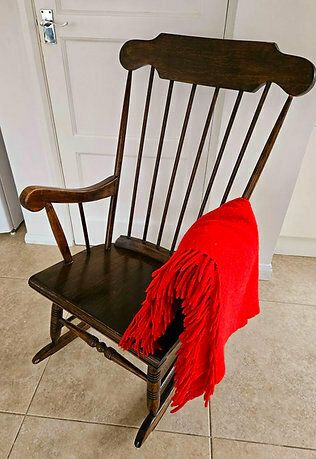 Beautiful 1950's Oak Rocking Chair