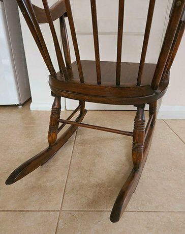 photo buy Beautiful 1950's Oak Rocking Chair